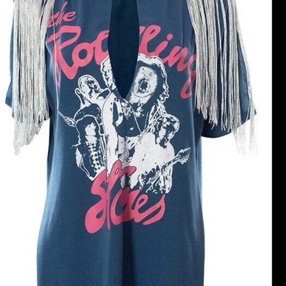 New- rolling stone fringe tee - Picture 4 of 4